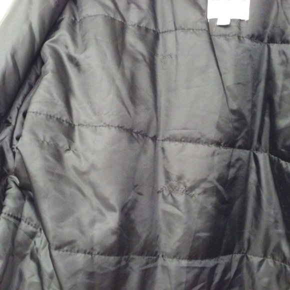 Y2K Cropped Bomber Jacket Pockets Faux-Fur Red - Picture 13 of 13